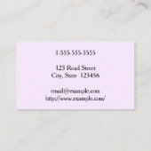 Elegant en minimalistisch solicitor Visitekaartje (Achterkant)