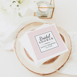 Elegant en modern Bord roze bruiloft Vrijgezellenf Servetten