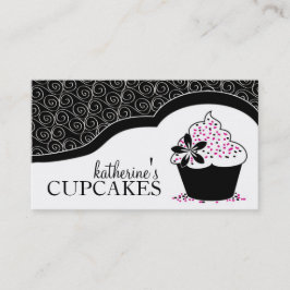 Elegant en modern Cupcake-Visitekaartjes Visitekaartje