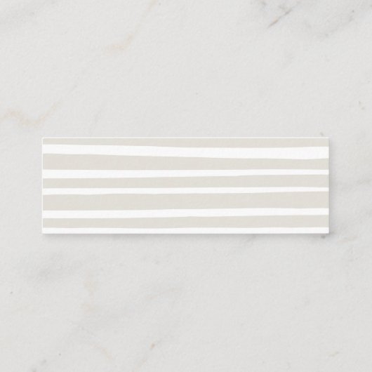 Elegant en modern Display douchekaartinzetstuk Mini Visitekaartje (Achterkant)