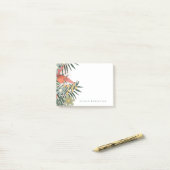 Elegant en Modern Flowers Botanisch Post-it® Notes (Op bureau)