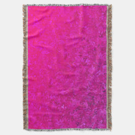 Elegant en modern fuschia roze abstract patroon deken