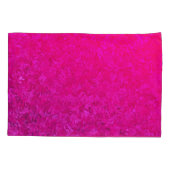 Elegant en modern fuschia roze abstract patroon kussensloop (Achterkant)
