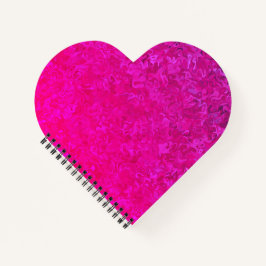 Elegant en modern fuschia roze abstract verloop notitieboek