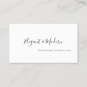 Elegant en modern handschrift professional visitekaartje