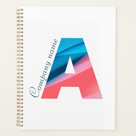 Elegant en modern letter A Planner (Voorkant)