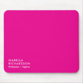 Elegant en modern magenta muismat (Voorkant)