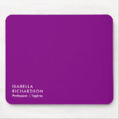 Elegant en modern Paars Muismat (Voorkant)