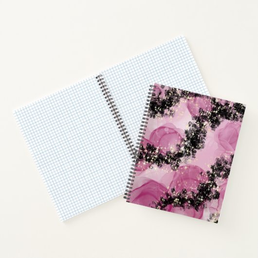 Elegant en modern Roze boekomslag Notitieboek (Binnen)