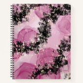 Elegant en modern Roze boekomslag Notitieboek (Voorkant)