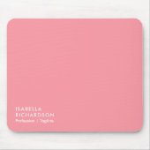 Elegant en modern roze muismat (Voorkant)