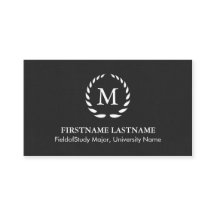 Elegant en modern Visitekaartje voor studenten