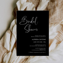 Elegant en modern zwart Vrijgezellenfeest