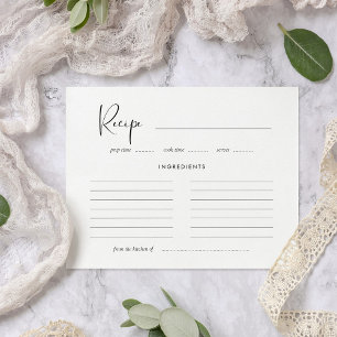 Elegant en modern zwart-wit recept