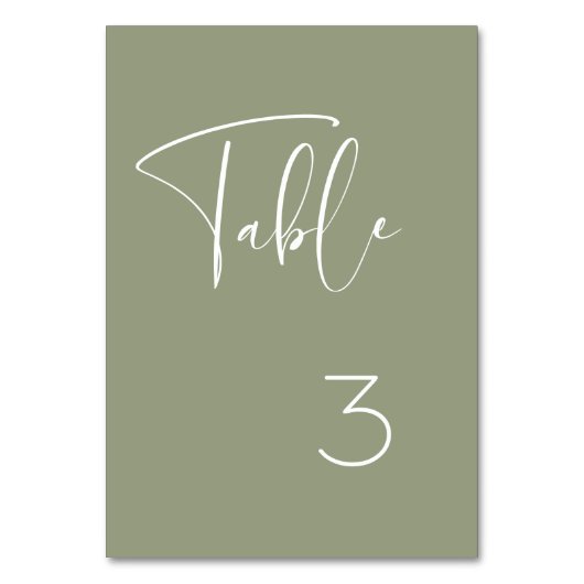 Elegant en moderne groene bruiloft kaart (Achterkant)