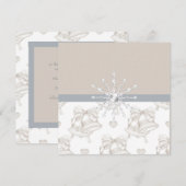 ELEGANT EN MODERNE WEDING INVITATIE KAART (Voorkant / Achterkant)
