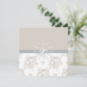 ELEGANT EN MODERNE WEDING INVITATIE KAART (Staand voorkant)