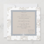ELEGANT EN MODERNE WEDING INVITATIE KAART (Achterkant)