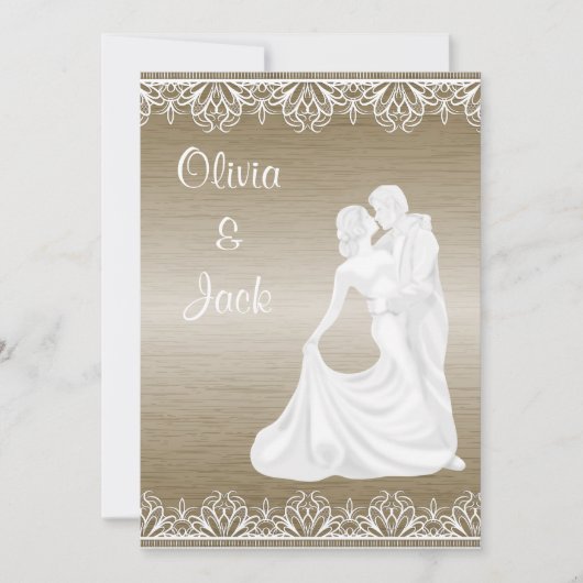 ELEGANT EN MODERNE WEDING INVITATIE KAART (Voorkant)
