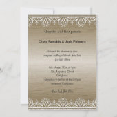 ELEGANT EN MODERNE WEDING INVITATIE KAART (Achterkant)