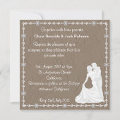 ELEGANT EN MODERNE WEDING INVITATIE KAART (Achterkant)