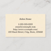 Elegant en Plain Stylist Visitekaartje (Achterkant)