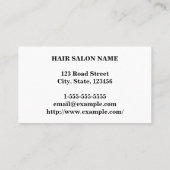 Elegant en professioneel, met driehoekige rand visitekaartje (Achterkant)