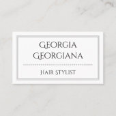 Elegant en professioneel, met driehoekige rand visitekaartje (Voorkant)