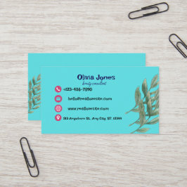 Elegant en professioneel visitekaartje