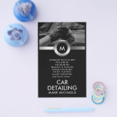 Elegant en professionele auto met details van de f flyer (Enkel)