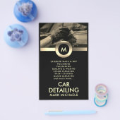 Elegant en professionele auto met details van de f flyer (Enkel)