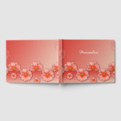 Elegant en Romantic Perzische Rozen personaliseren Gastenboek (Volledig)