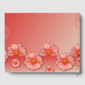 Elegant en Romantic Perzische Rozen personaliseren Gastenboek (Achterkant)