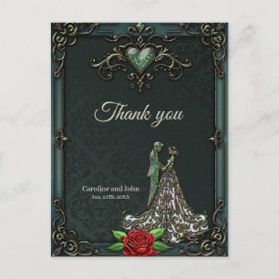 Elegant en romantisch design. briefkaart