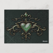 Elegant en romantisch  design. briefkaart (Achterkant)