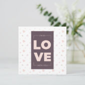 Elegant en romantisch design kaart (Staand voorkant)