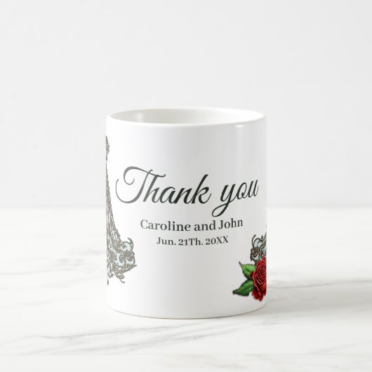 Elegant en romantisch  design. koffiemok (Center)