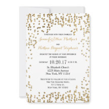 Elegant en Simple Faux Gold Confetti