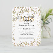 Elegant en Simple Faux Gold Confetti Kaart (Staand voorkant)