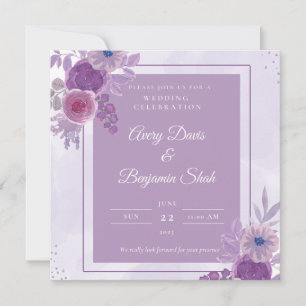 Elegant en Simple Wedding Invitation Card Kaart