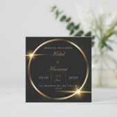 Elegant en Simple Wedding Invitation Card Kaart (Staand voorkant)
