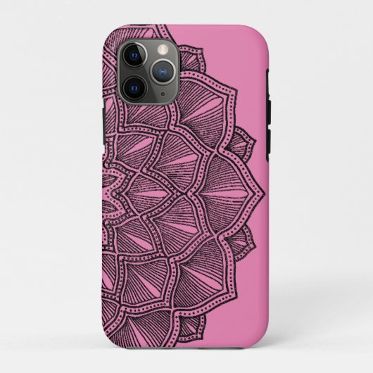 Elegant en spiritueel Floral Mandla Case-Mate iPhone Case (Achterkant)