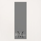 Elegant en stijlvol grijs vrouwelijk yogamat (Voorkant)