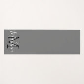 Elegant en stijlvol grijs vrouwelijk yogamat (Voorkant (horizontaal))