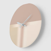 Elegant en stijlvol roos goudbruin grote klok (Hoek)