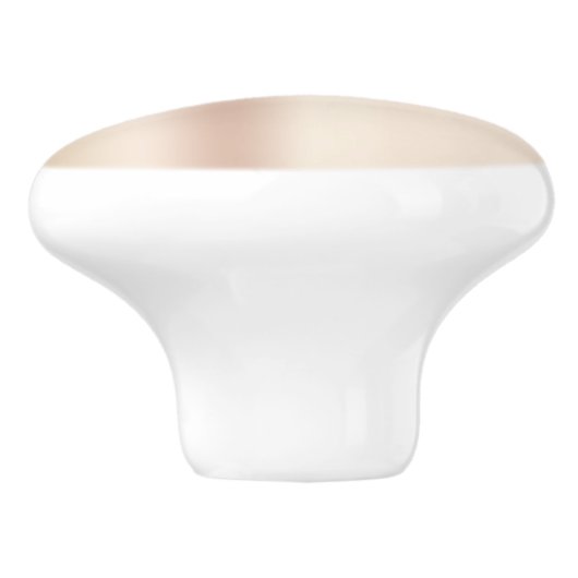 Elegant en stijlvol roos goudbruin keramische knop (Zijkant)