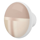 Elegant en stijlvol roos goudbruin keramische knop (Rechts)