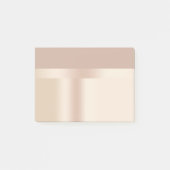 Elegant en stijlvol roos goudbruin post-it® notes (Voorkant)