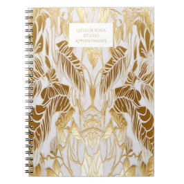 Elegant en stijlvol verguld Aura Business Logo Notitieboek