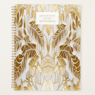 Elegant en stijlvol verguld aura zakelijk logo planner